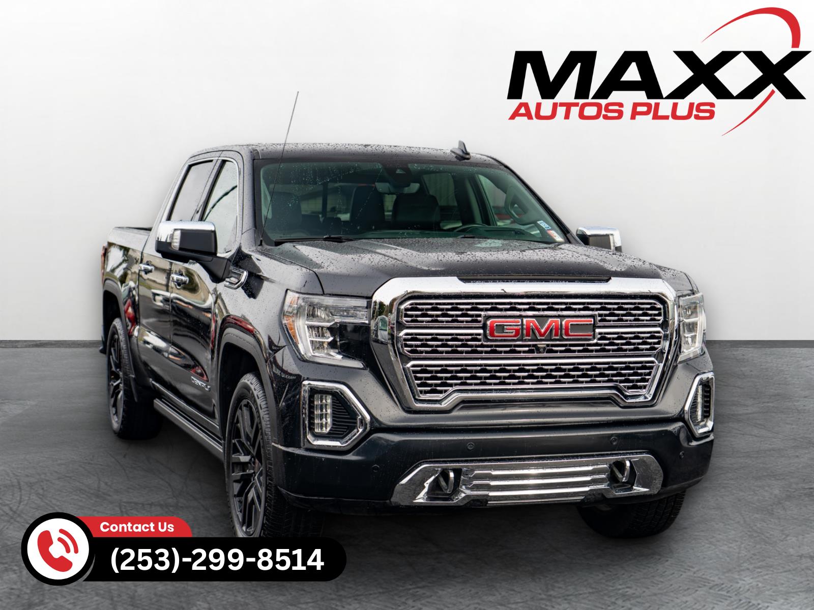 Carbon Black Metallic 2020 GMC Sierra 1500 Denali Crew Cab 4WD Pickup Truck Four-Wheel Drive Automatic