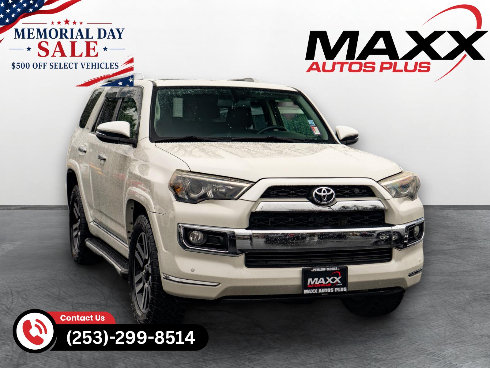 White (Blizzard Pearl) 2016 Toyota 4Runner Limited 4WD SUV / Crossover All-Wheel Drive Automatic