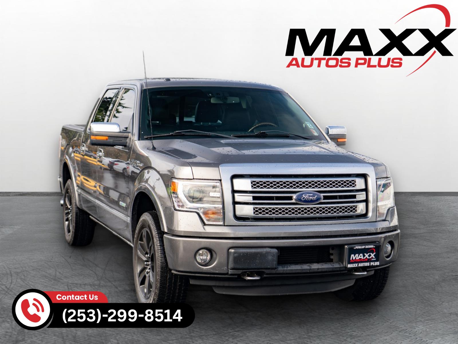 Sterling Gray Metallic 2013 Ford F-150 Pickup Truck Four-Wheel Drive 6-Speed Automatic