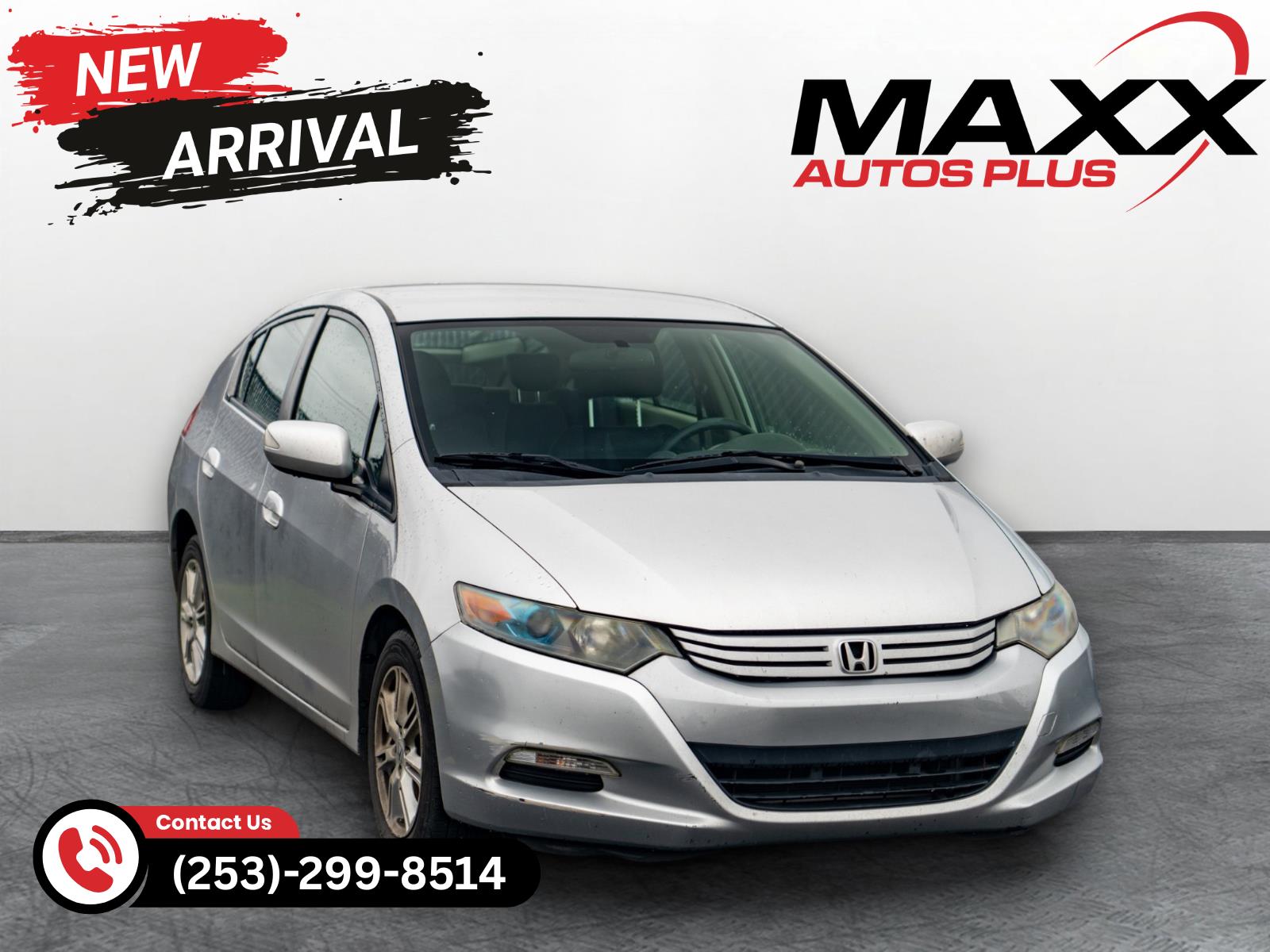 Alabaster Silver Metallic 2010 Honda Insight EX Hatchback Front-Wheel Drive Continuously Variable Transmission