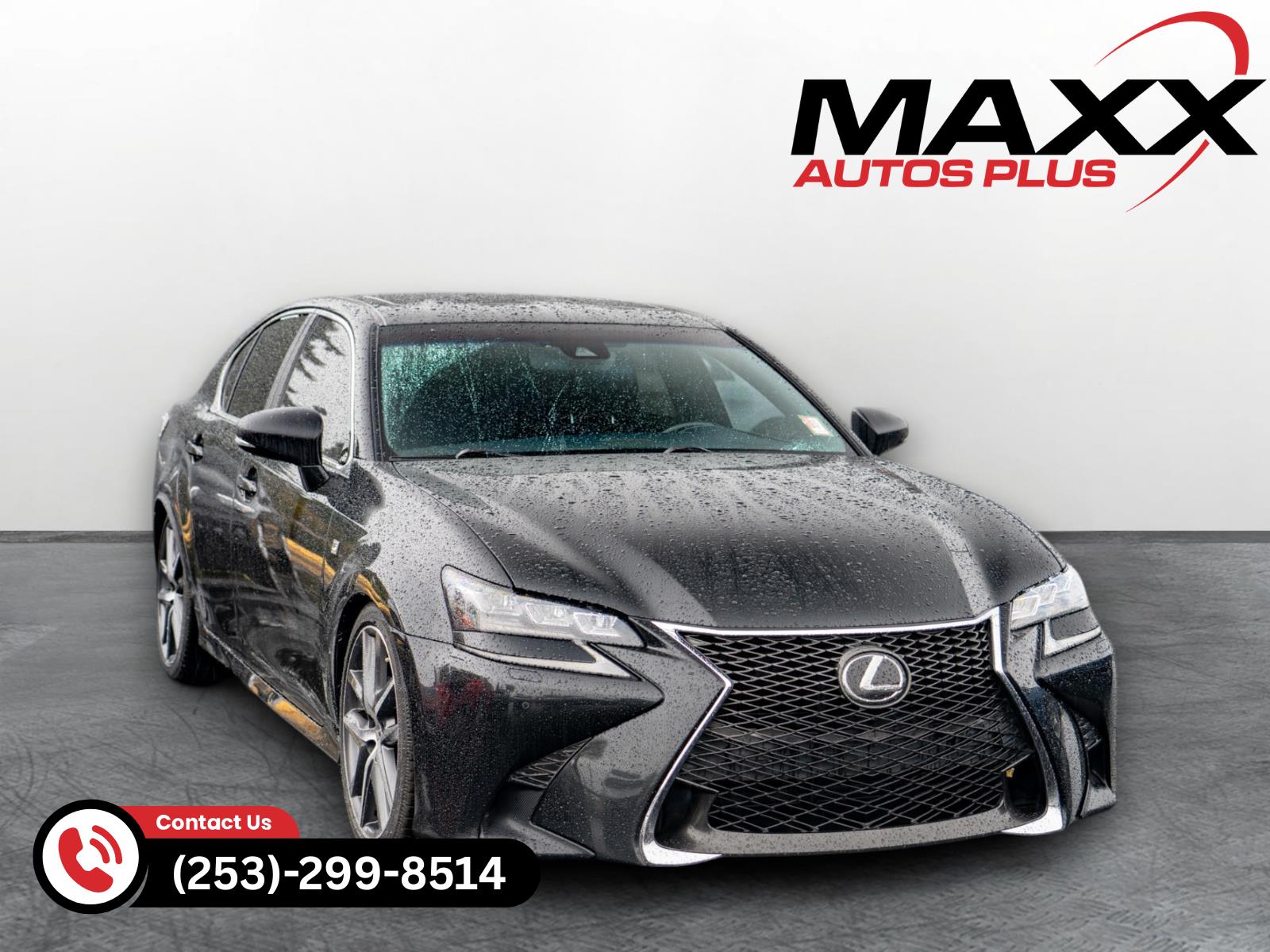 Black (Caviar) 2018 Lexus GS 350 F Sport AWD Sedan All-Wheel Drive Automatic