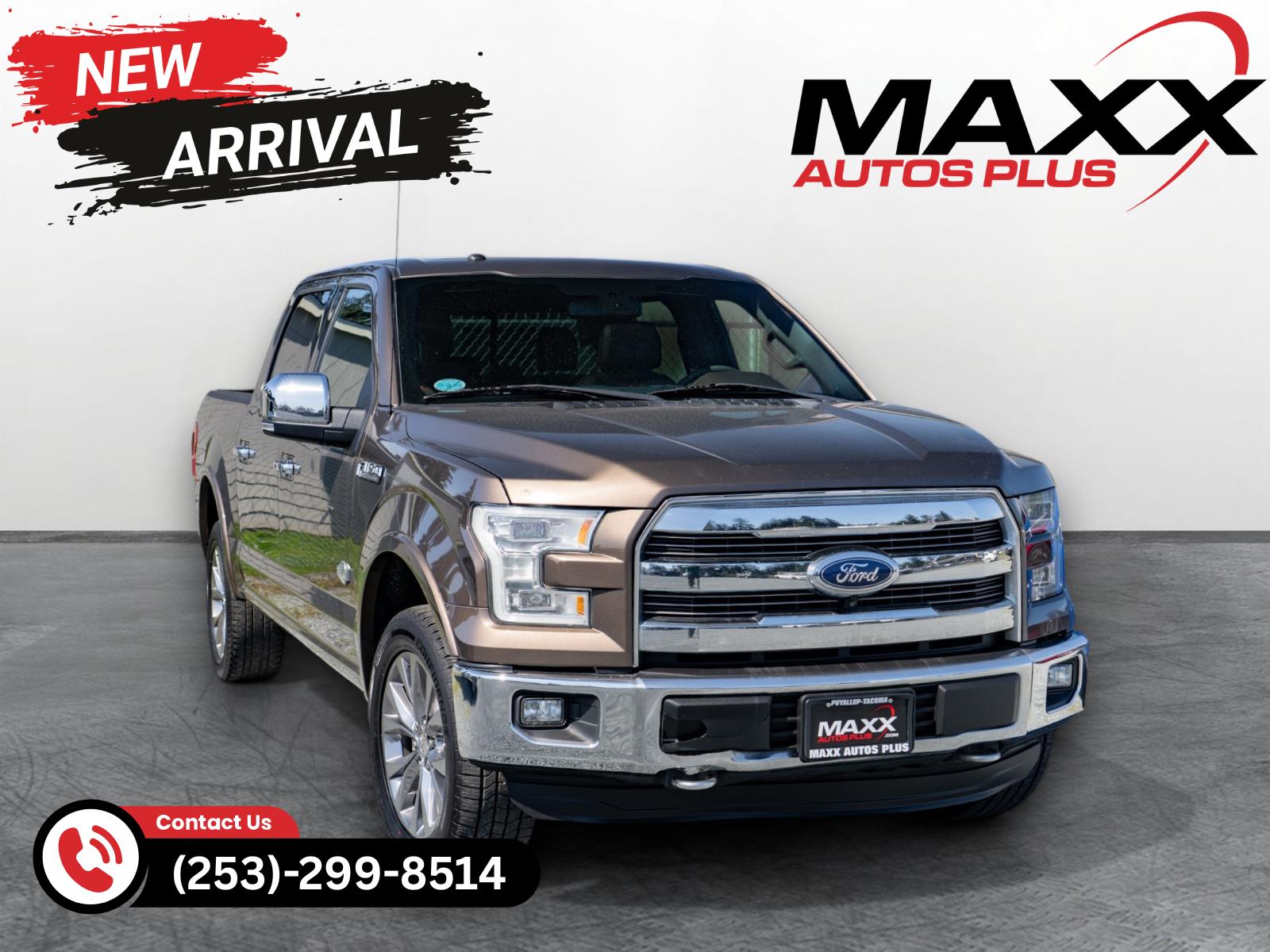 Caribou Metallic 2016 Ford F-150 King Ranch SuperCrew 4WD Pickup Truck Four-Wheel Drive 6-Speed Automatic