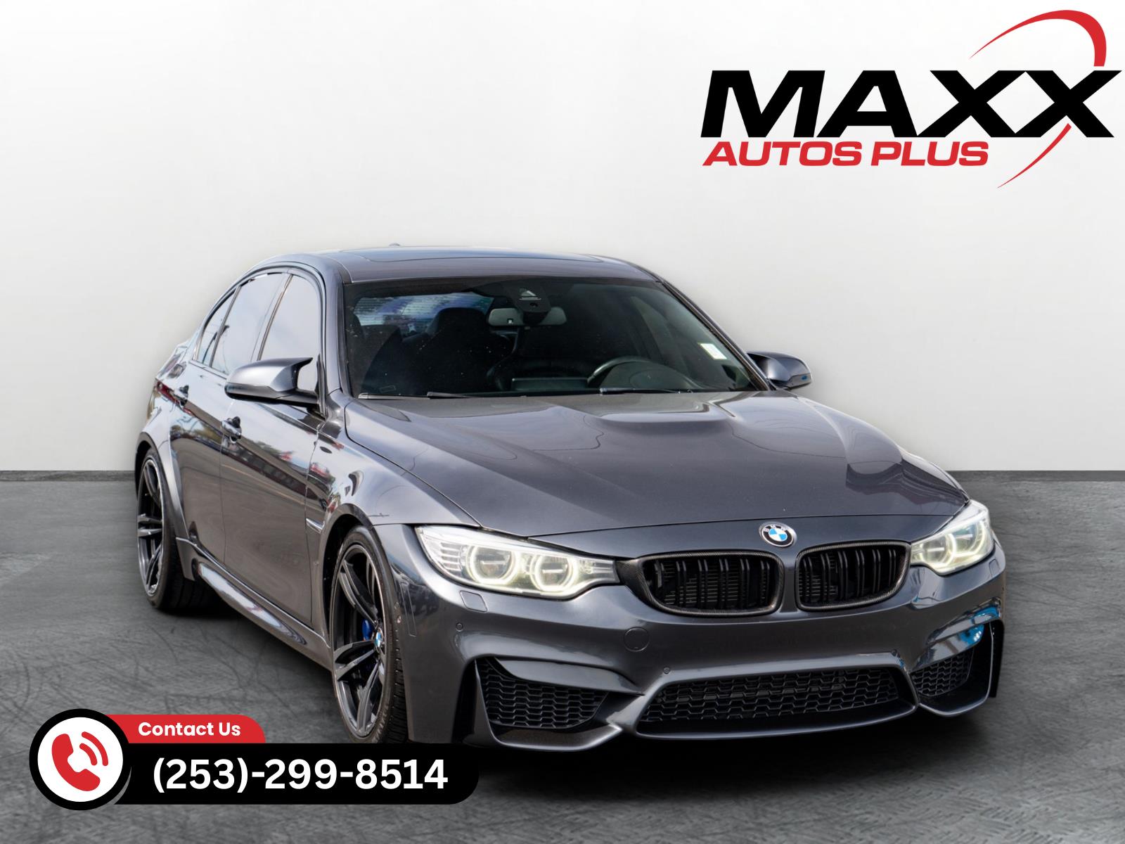 Mineral Gray Metallic 2016 BMW M3 Sedan RWD Sedan Rear-Wheel Drive 6-Speed Manual