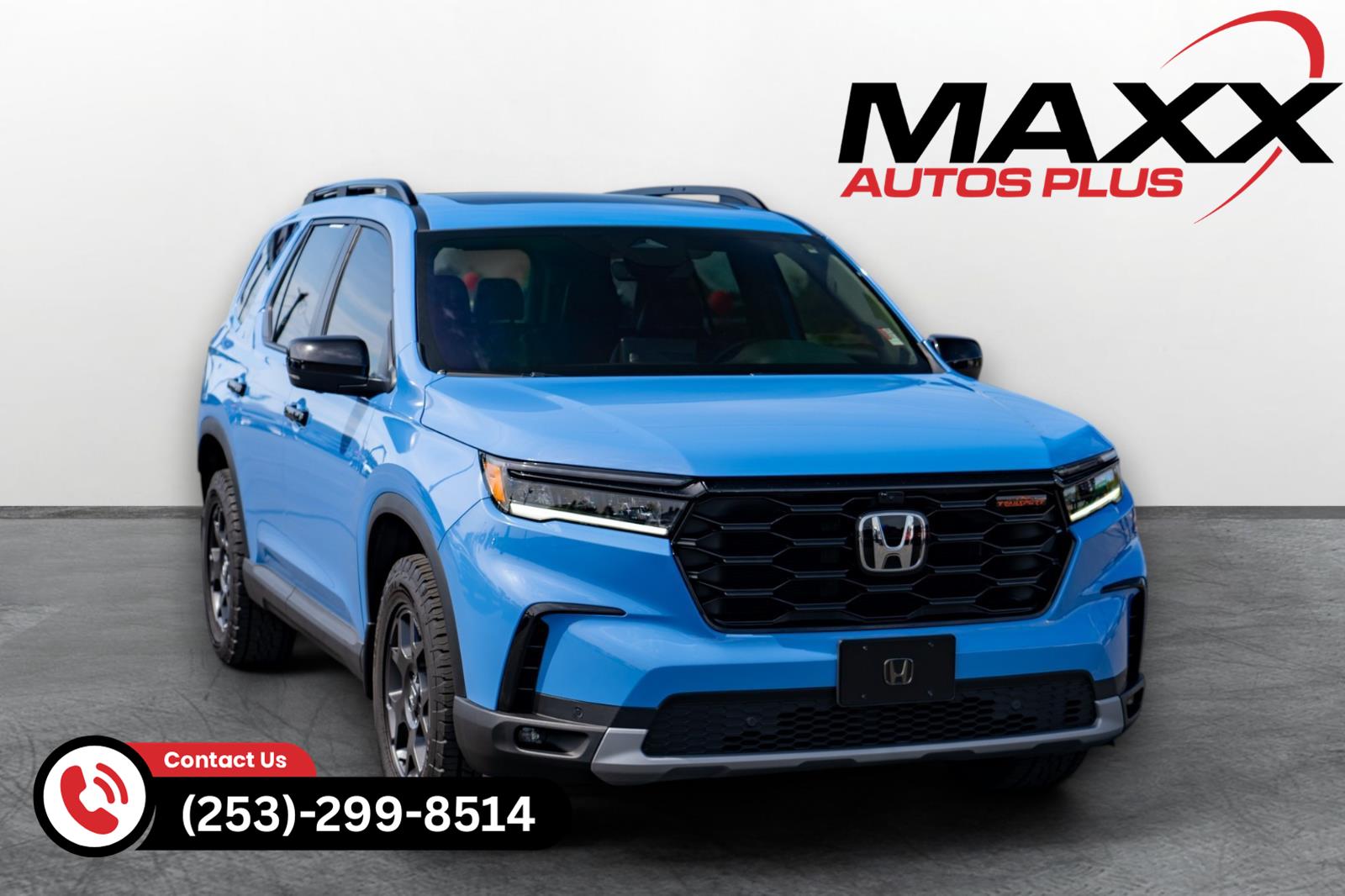 Diffused Sky Blue Pearl 2025 Honda Pilot SUV / Crossover All-Wheel Drive Automatic