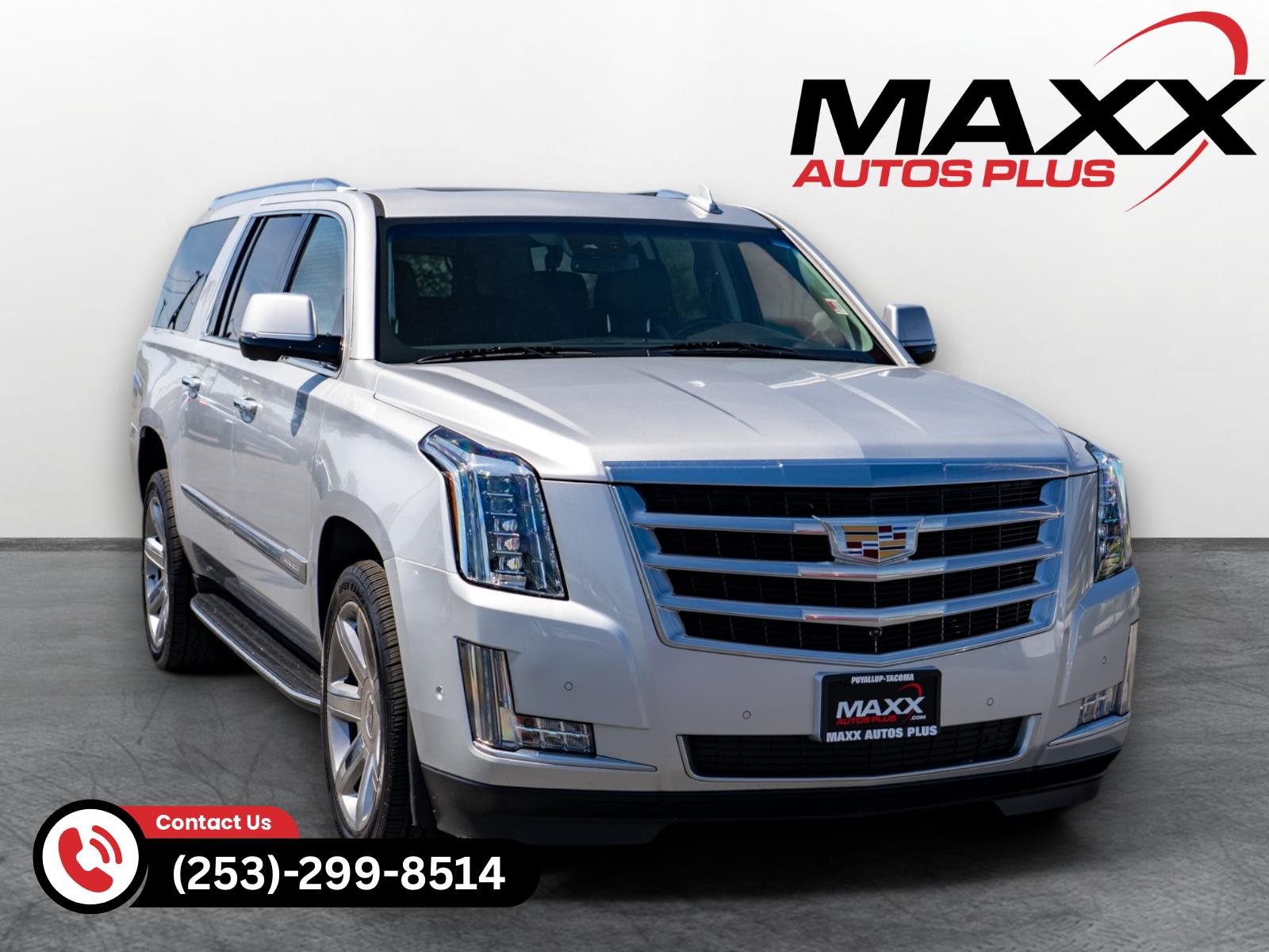Radiant Silver Metallic 2020 Cadillac Escalade ESV SUV / Crossover Four-Wheel Drive Automatic