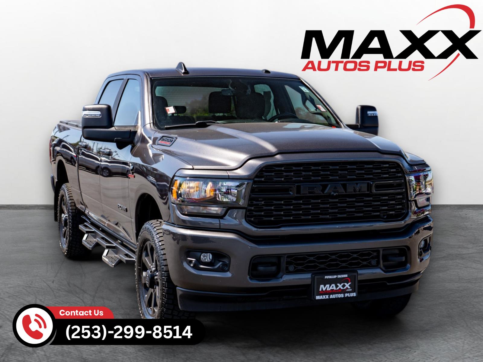 Gray (Granite Crystal Metallic Clearcoat) 2023 RAM 2500 Pickup Truck Four-Wheel Drive 6-Speed Automatic