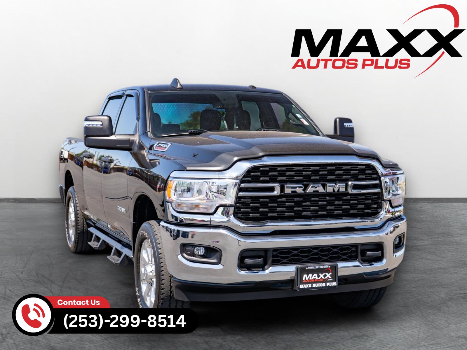 Diamond Black Crystal Pearlcoat 2023 RAM 2500 Pickup Truck Four-Wheel Drive 8-Speed Automatic