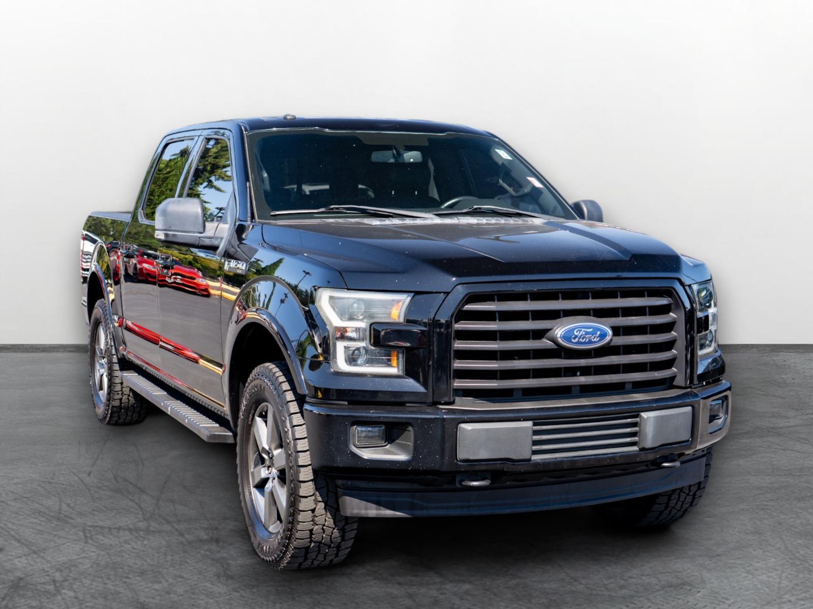 Shadow Black 2017 Ford F-150 Pickup Truck Four-Wheel Drive 6-Speed Automatic