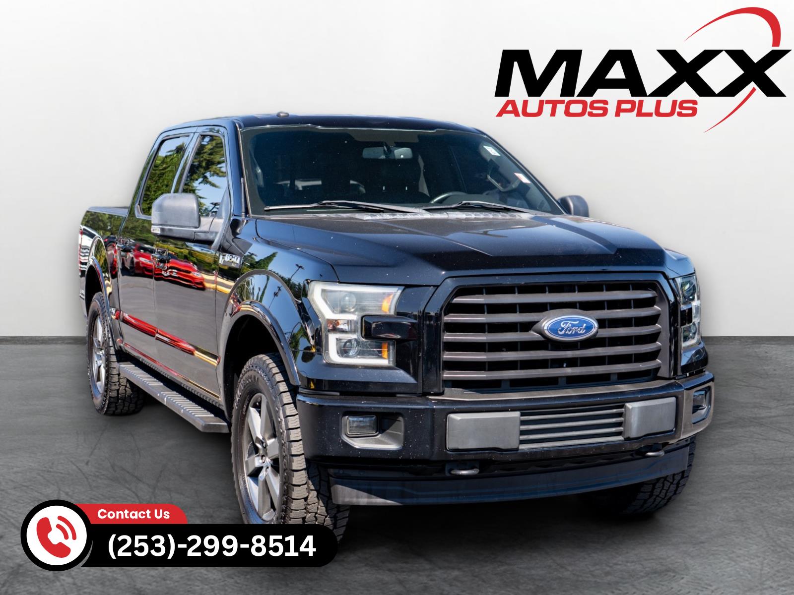 Shadow Black 2017 Ford F-150 Pickup Truck Four-Wheel Drive 6-Speed Automatic