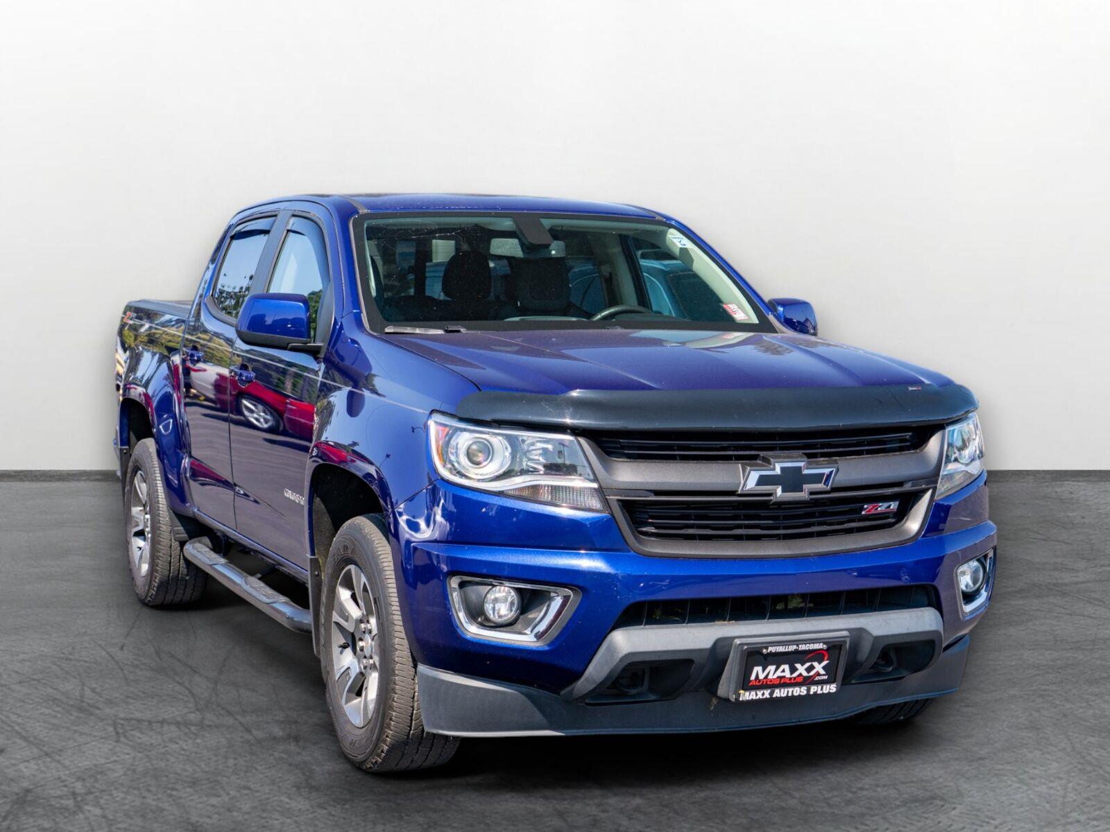 Laser Blue 2016 Chevrolet Colorado Pickup Truck Four-Wheel Drive 6-Speed Automatic