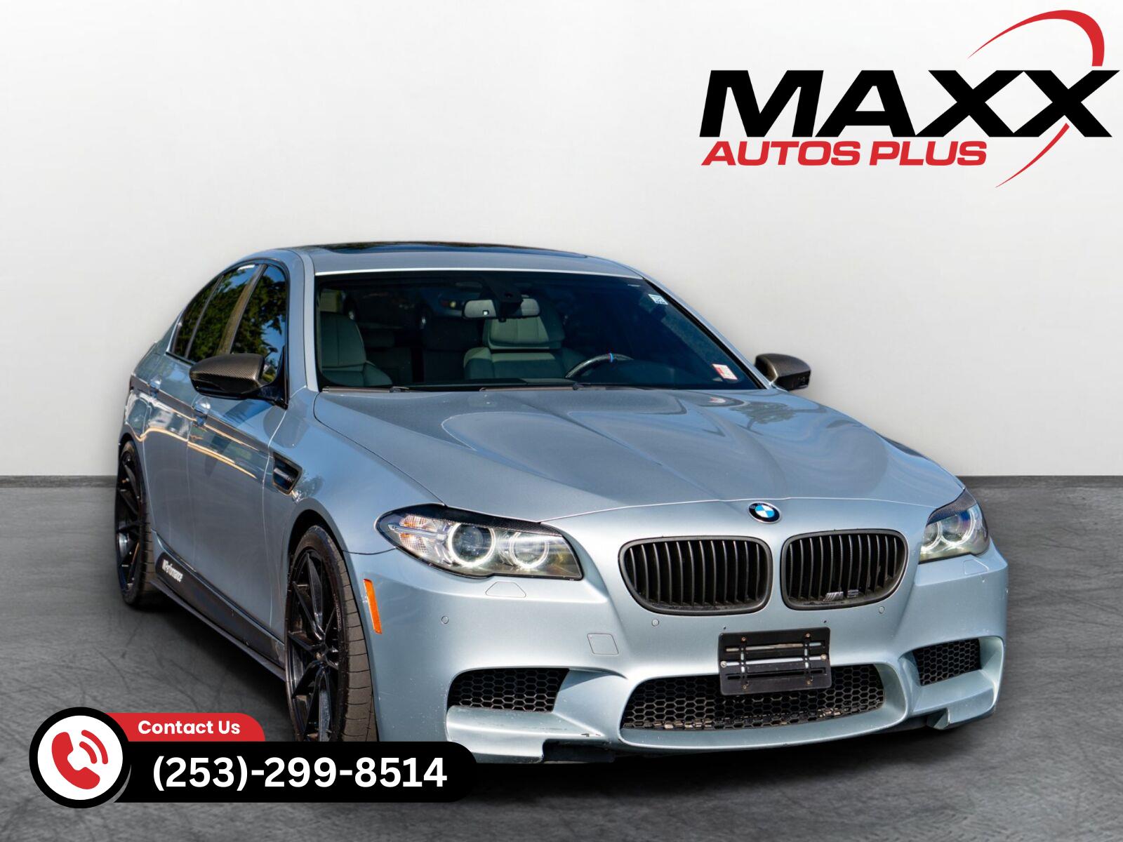 Silverstone Silver 2014 BMW M5 Sedan Rear-Wheel Drive 7-Speed Automatic