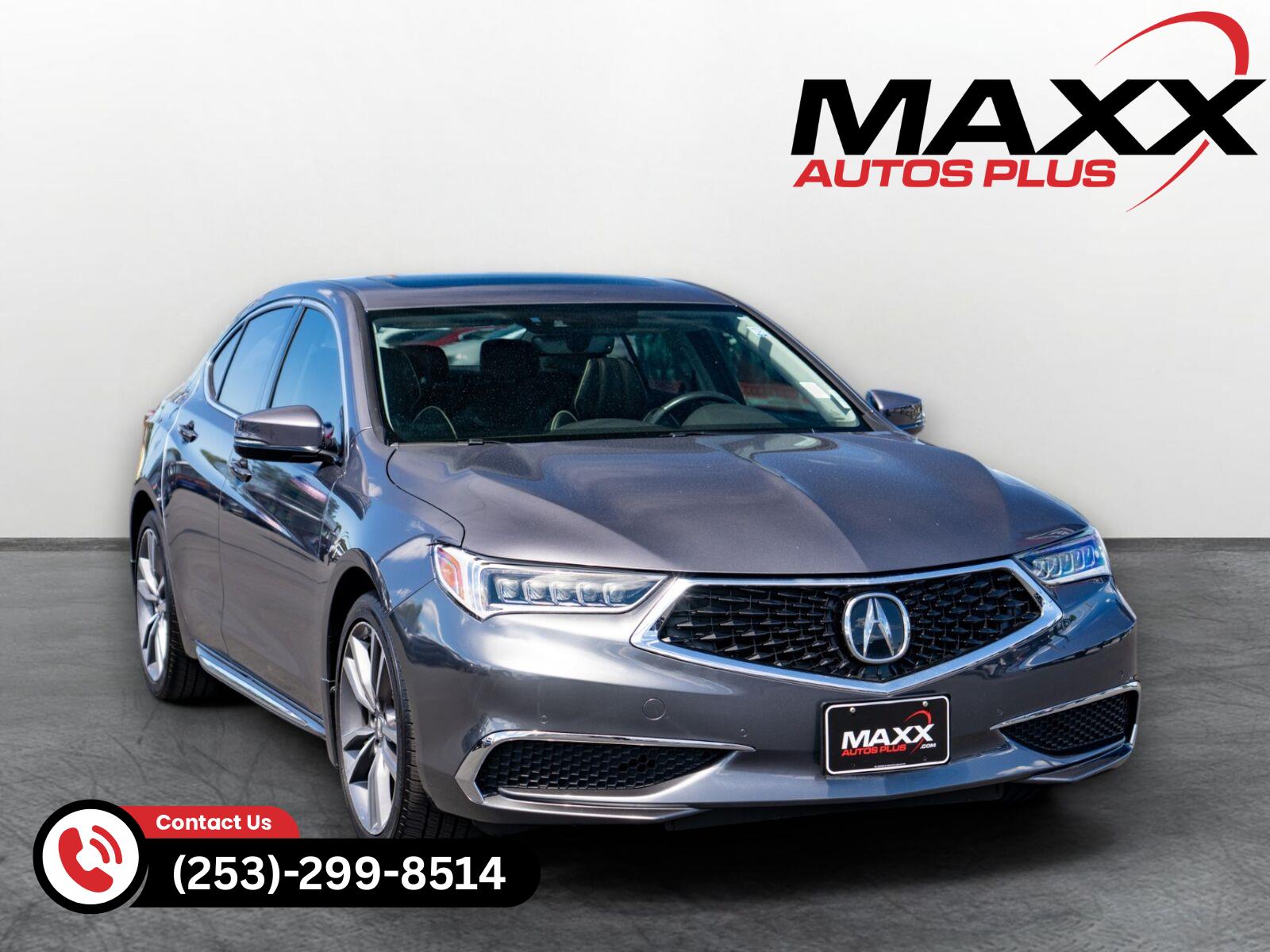 Gray (Modern Steel Metallic) 2020 Acura TLX Sedan All-Wheel Drive Automatic