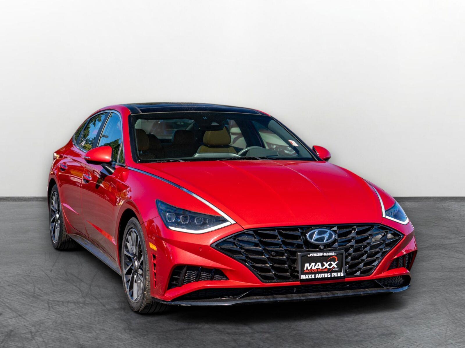 Calypso Red 2020 Hyundai Sonata Sedan Front-Wheel Drive Automatic