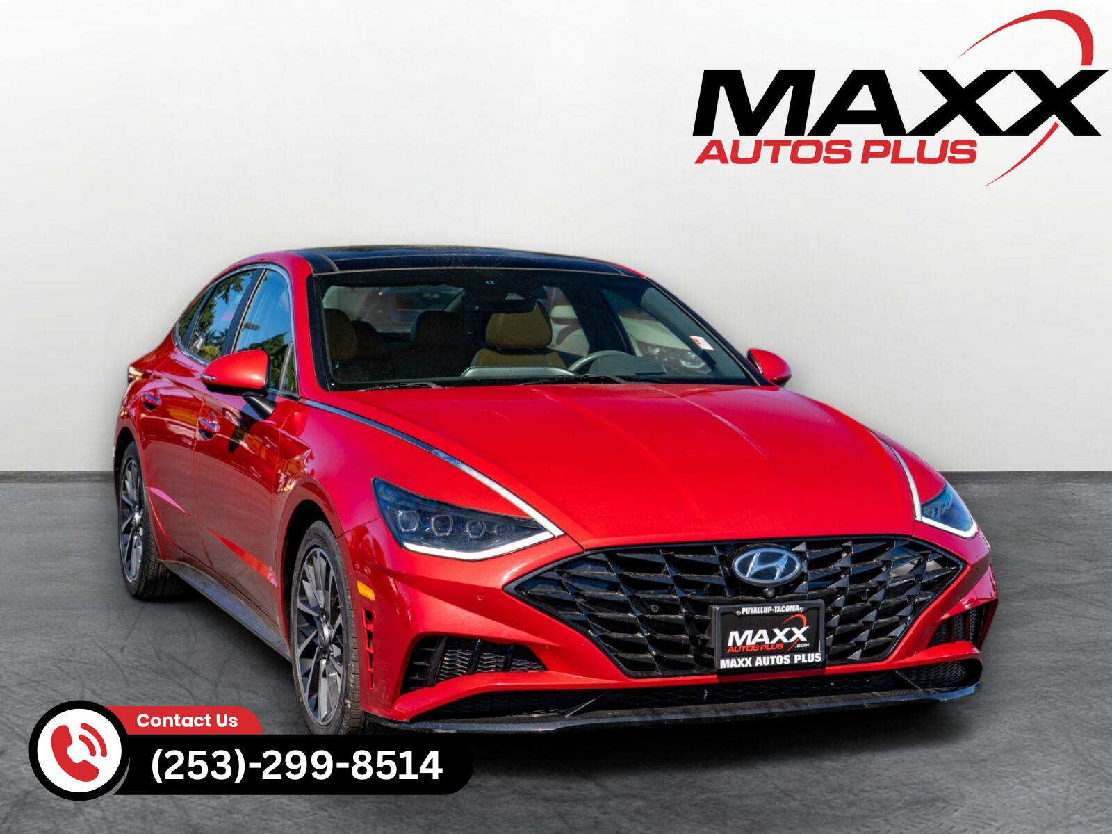 Calypso Red 2020 Hyundai Sonata Sedan Front-Wheel Drive Automatic