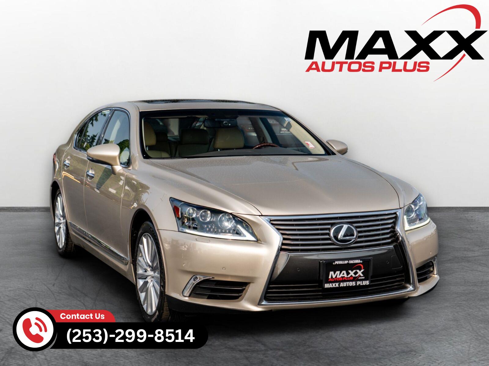 Satin Cashmere Metallic 2013 Lexus LS Sedan All-Wheel Drive Automatic
