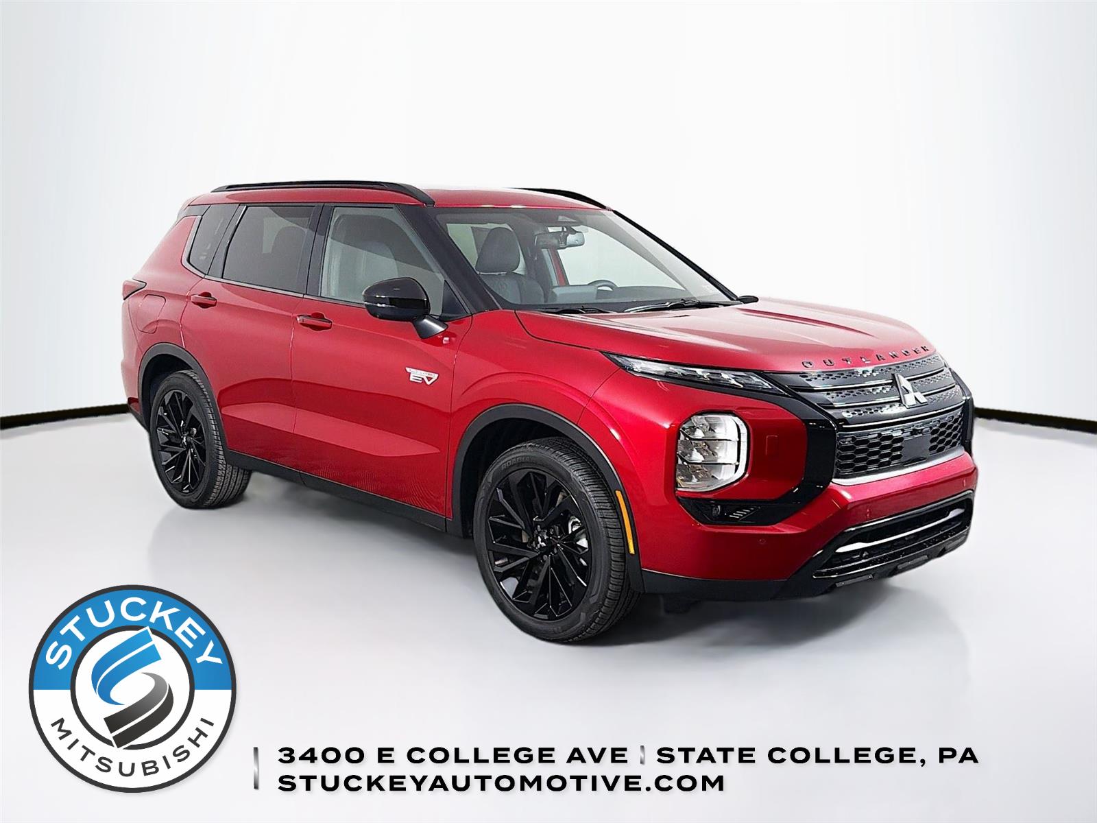 Red Diamond 2025 Mitsubishi Outlander Hybrid Plug-in SEL Black Edition S-AWC SUV / Crossover All-Wheel Drive Automatic