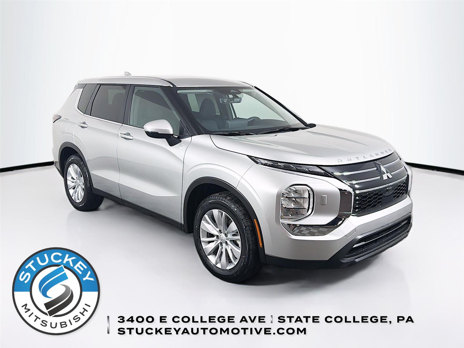 Alloy Silver Metallic 2026 Mitsubishi Outlander ES FWD SUV / Crossover Front-Wheel Drive Continuously Variable Transmission