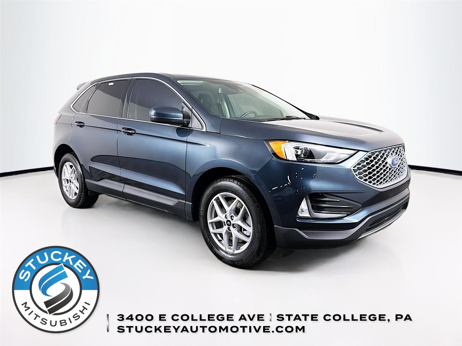Stone Blue 2024 Ford Edge SEL AWD SUV / Crossover All-Wheel Drive 8-Speed Automatic