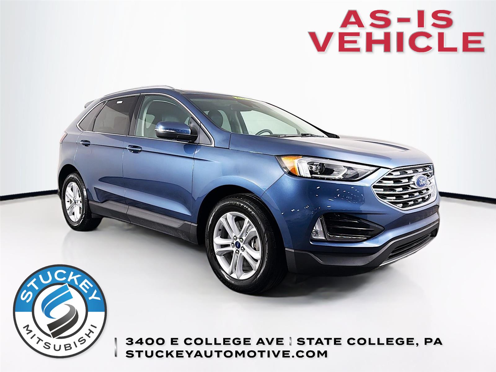 Blue 2019 Ford Edge SEL AWD SUV / Crossover All-Wheel Drive 8-Speed Automatic