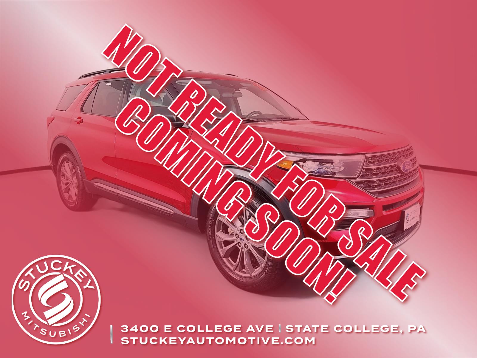 Rapid Red Metallic Tinted Clearcoat 2023 Ford Explorer XLT AWD SUV / Crossover All-Wheel Drive Automatic