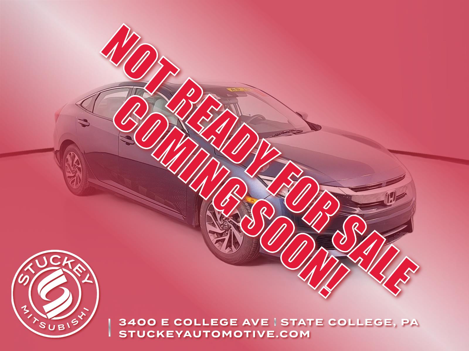 Cosmic Blue Metallic 2017 Honda Civic EX with Honda Sensing Sedan Front-Wheel Drive Continuously Variable Transmission