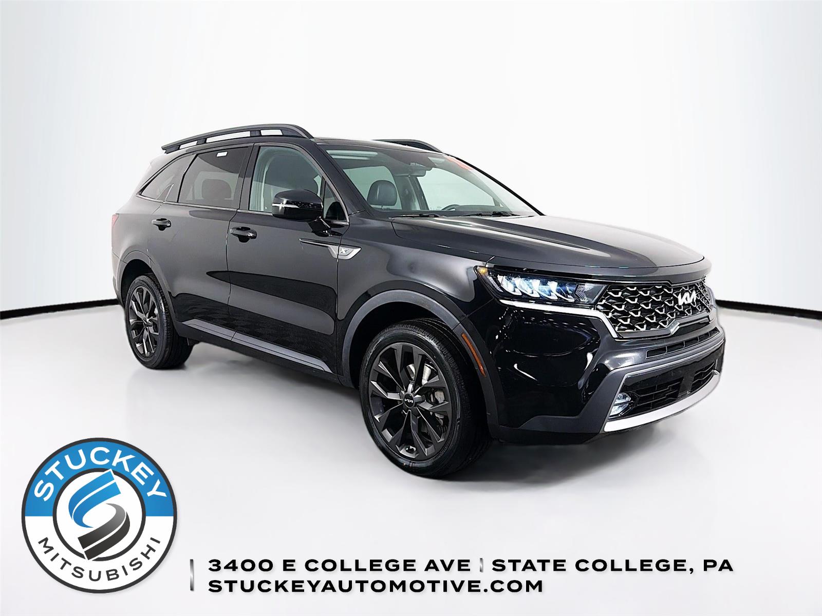 Ebony Black 2022 Kia Sorento X-Line EX AWD SUV / Crossover All-Wheel Drive 8-Speed Automatic