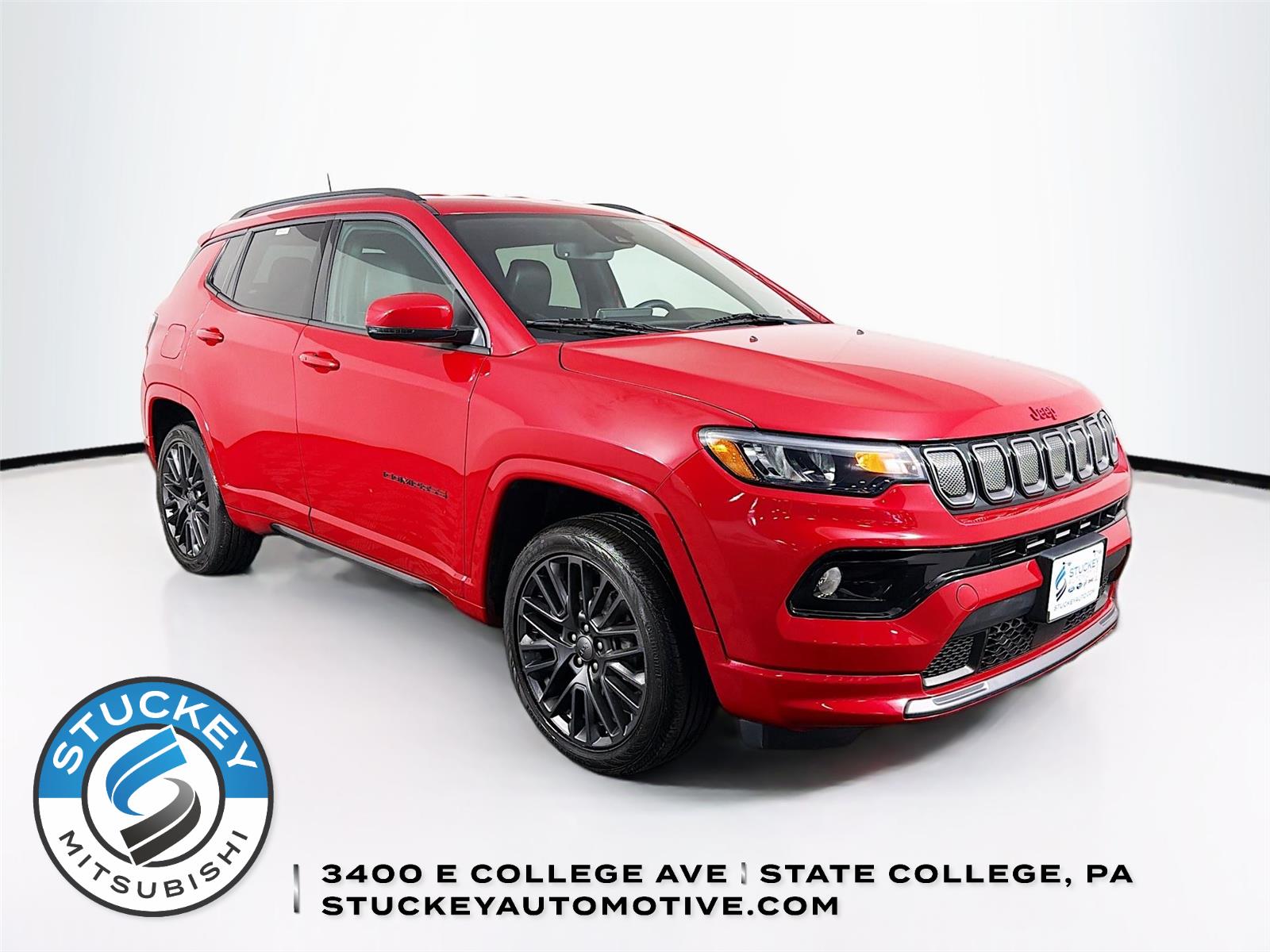Redline Pearlcoat 2022 Jeep Compass (Red) Edition 4WD SUV / Crossover Four-Wheel Drive 9-Speed Automatic