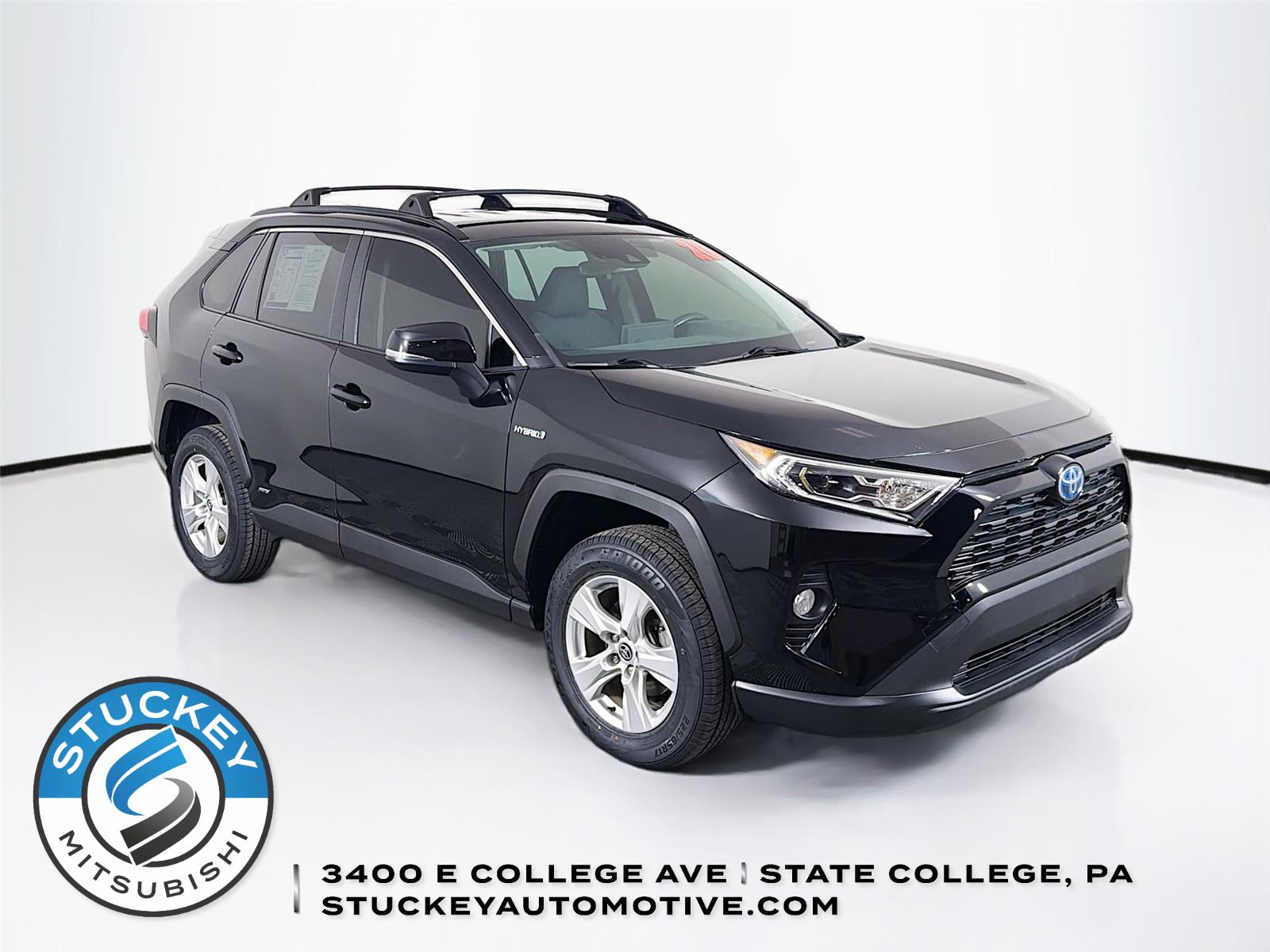 Midnight Black Metallic 2020 Toyota RAV4 Hybrid XLE AWD SUV / Crossover All-Wheel Drive Continuously Variable Transmission