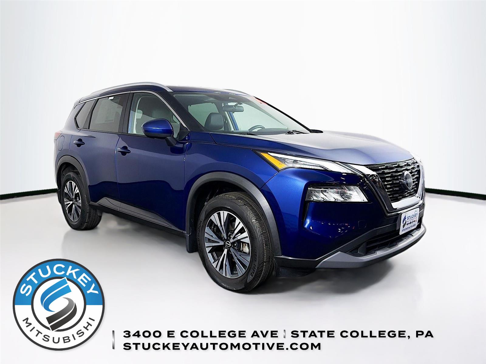 Caspian Blue Metallic 2023 Nissan Rogue SV AWD SUV / Crossover All-Wheel Drive Continuously Variable Transmission