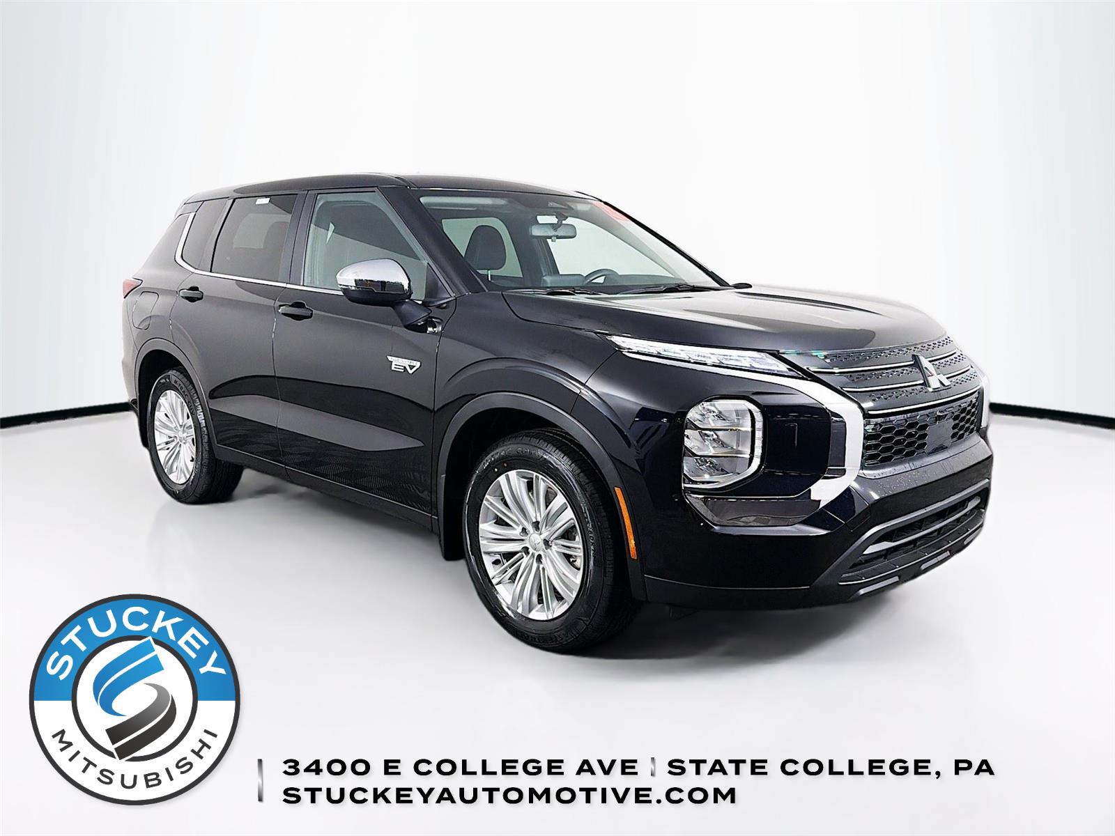 Labrador Black Pearl 2025 Mitsubishi Outlander Hybrid Plug-in ES S-AWC SUV / Crossover All-Wheel Drive Automatic