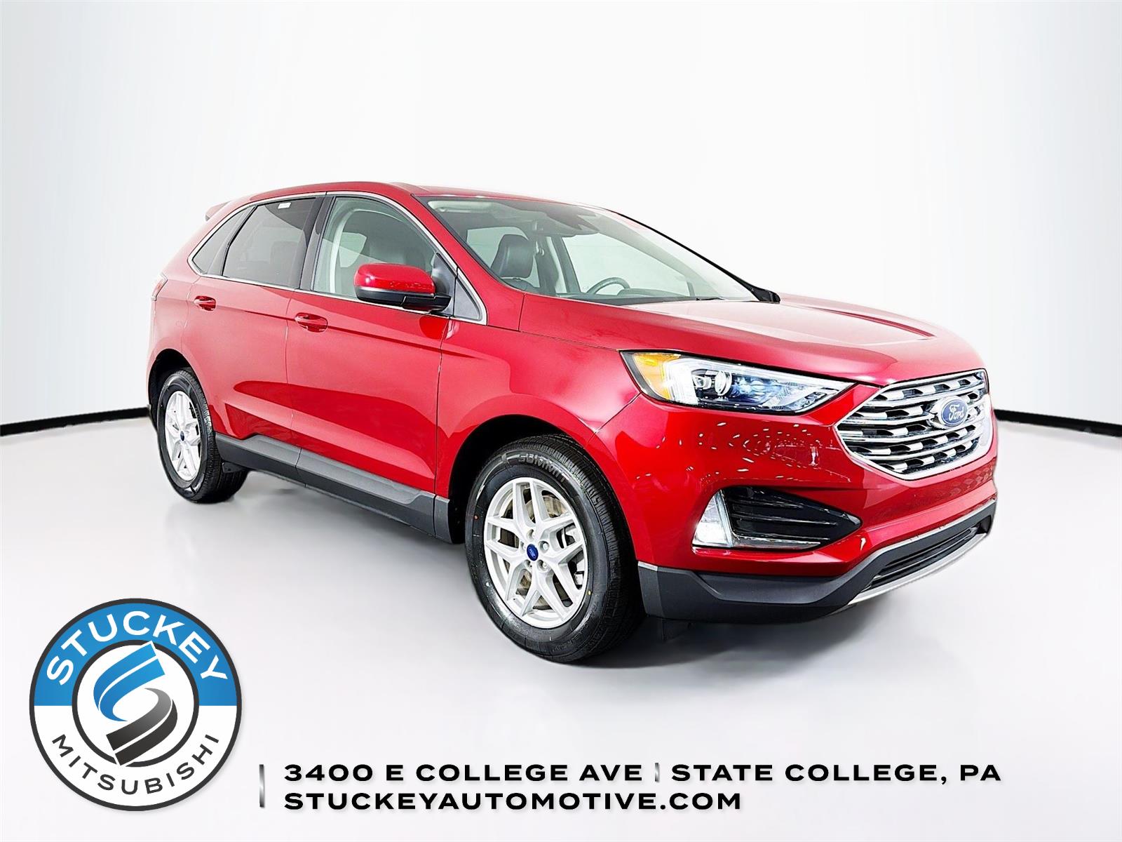 Rapid Red Metallic Tinted Clearcoat 2022 Ford Edge SEL AWD SUV / Crossover All-Wheel Drive 8-Speed Automatic
