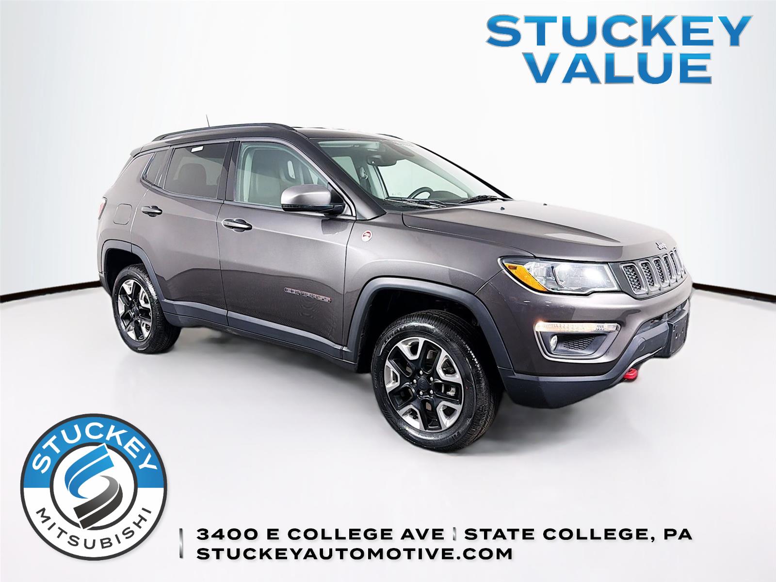 Gray (Granite Crystal Metallic Clearcoat) 2018 Jeep Compass SUV / Crossover Four-Wheel Drive 9-Speed Automatic