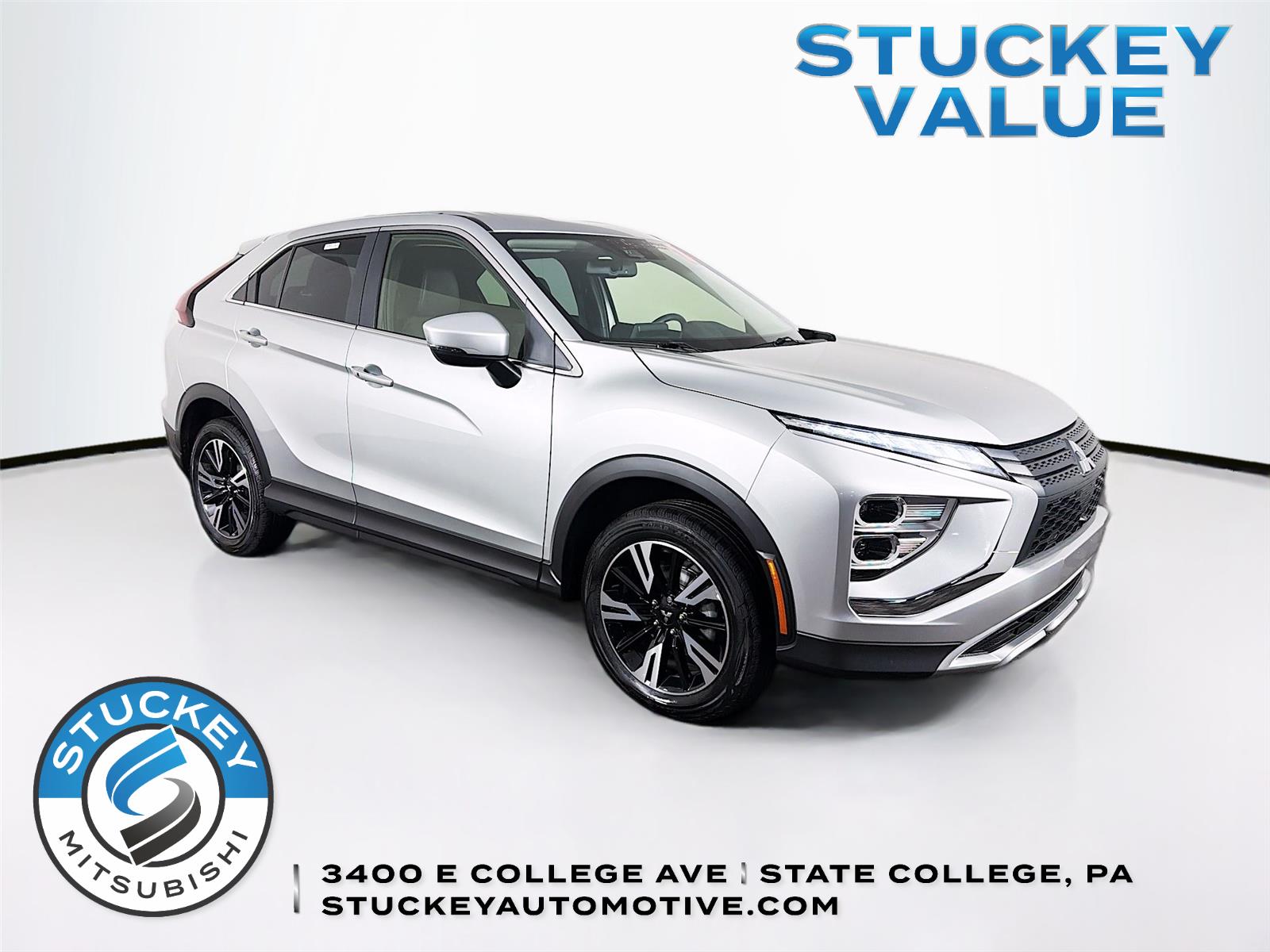 Alloy Silver Metallic 2024 Mitsubishi Eclipse Cross SUV / Crossover All-Wheel Drive Continuously Variable Transmission