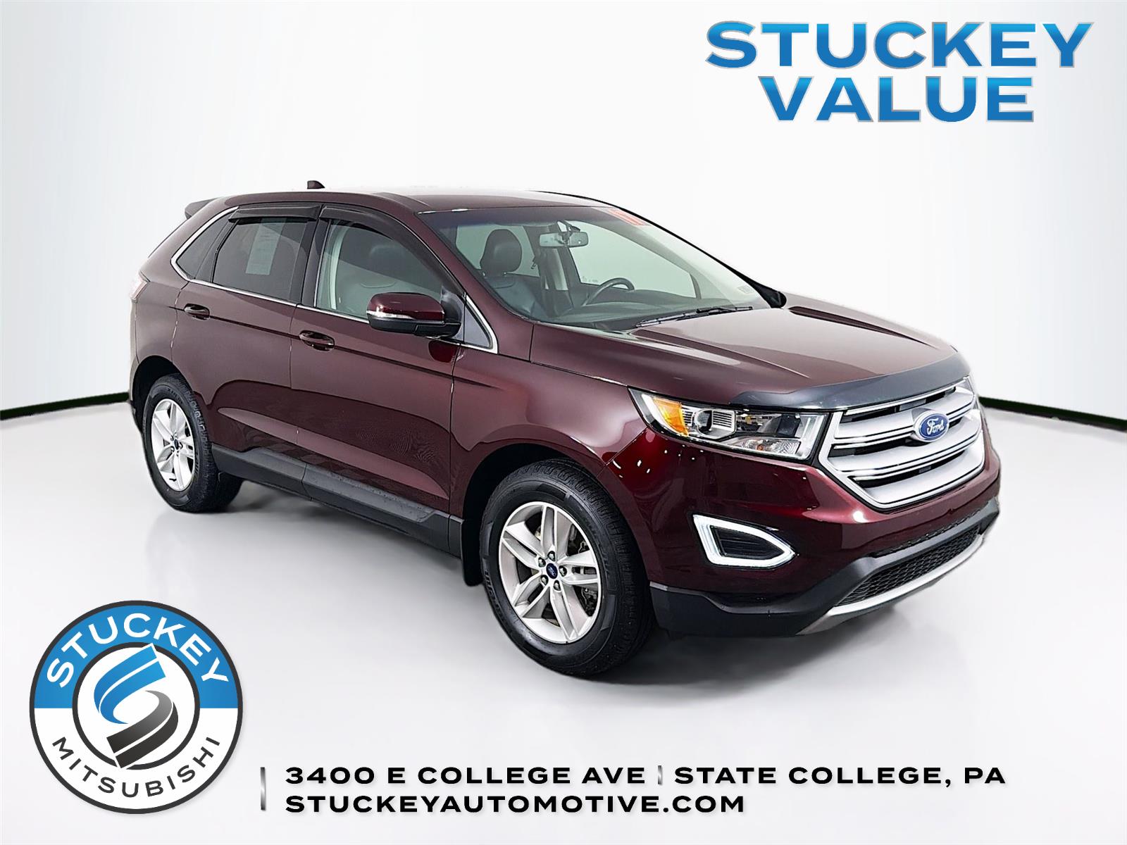 Red (Burgundy Velvet Metallic Tinted Clearcoat) 2017 Ford Edge SUV / Crossover All-Wheel Drive 6-Speed Automatic