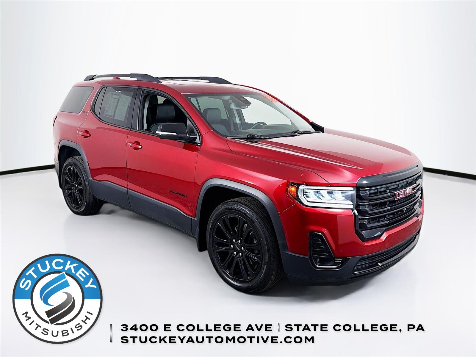 Volcanic Red Tintcoat 2023 GMC Acadia SUV / Crossover Four-Wheel Drive 9-Speed Automatic