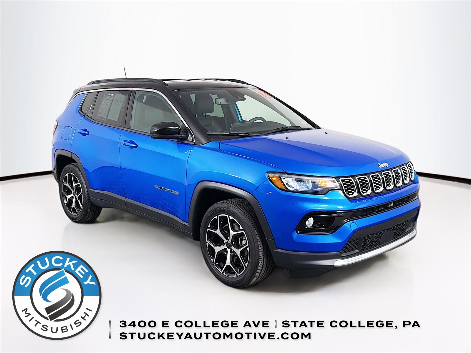 Hydro Blue Pearlcoat 2025 Jeep Compass SUV / Crossover Four-Wheel Drive 8-Speed Automatic