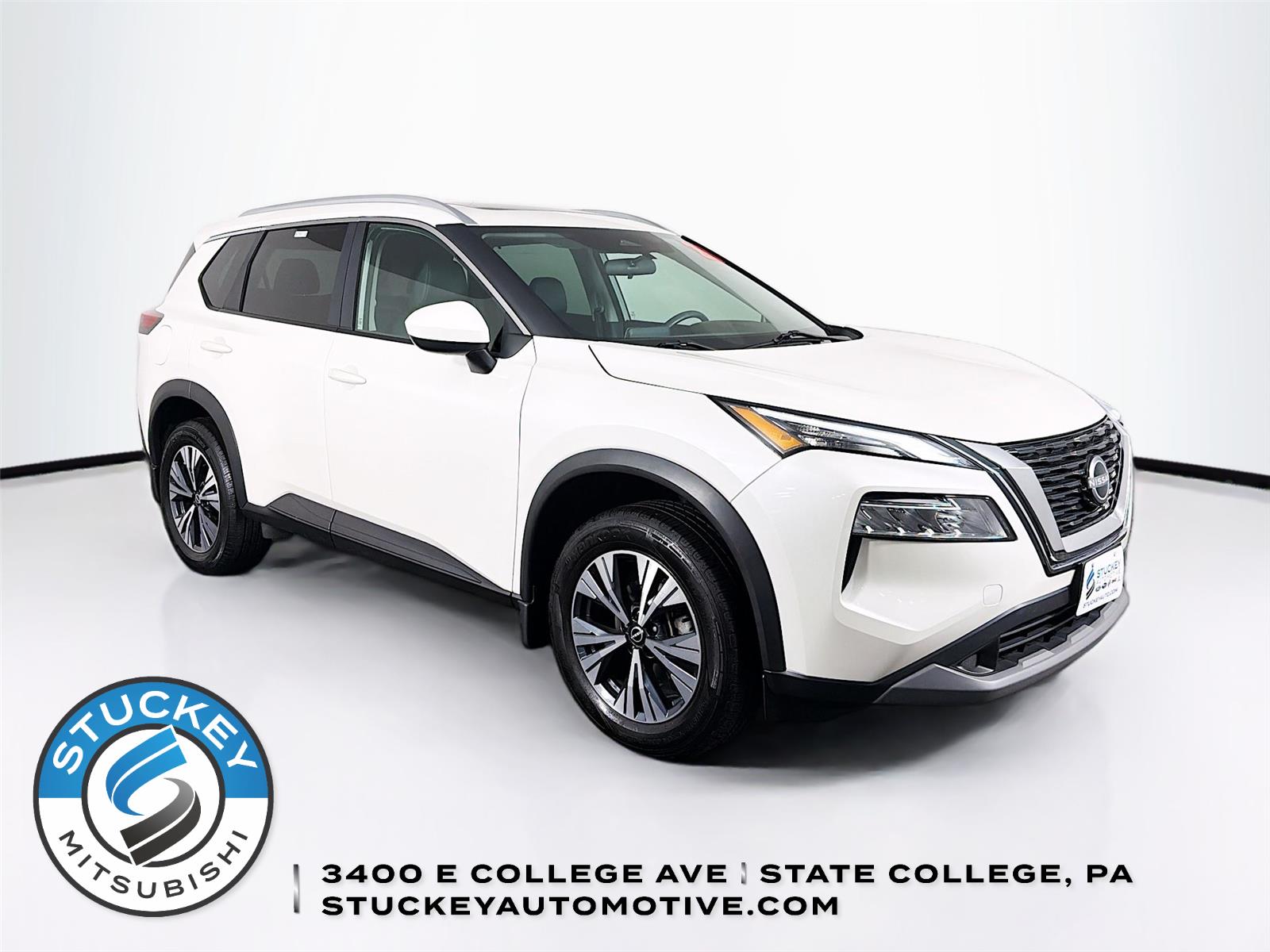 Pearl White Tricoat 2023 Nissan Rogue SUV / Crossover All-Wheel Drive Continuously Variable Transmission