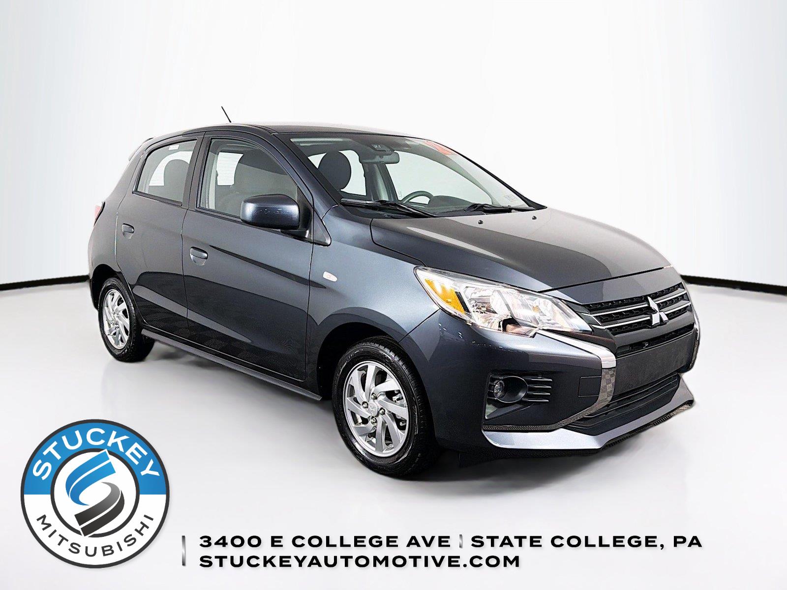 Graphite Gray Metallic 2024 Mitsubishi Mirage Hatchback Front-Wheel Drive Continuously Variable Transmission