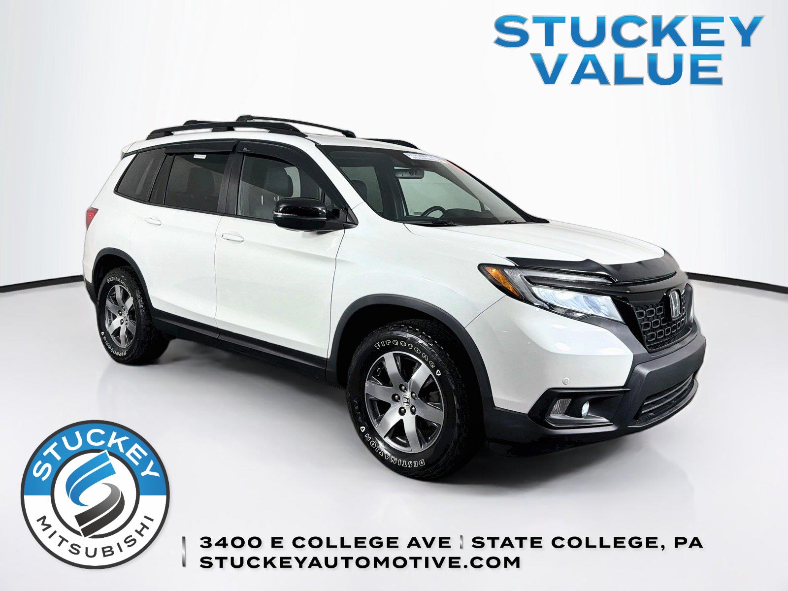 Platinum White Pearl 2021 Honda Passport SUV / Crossover All-Wheel Drive 9-Speed Automatic