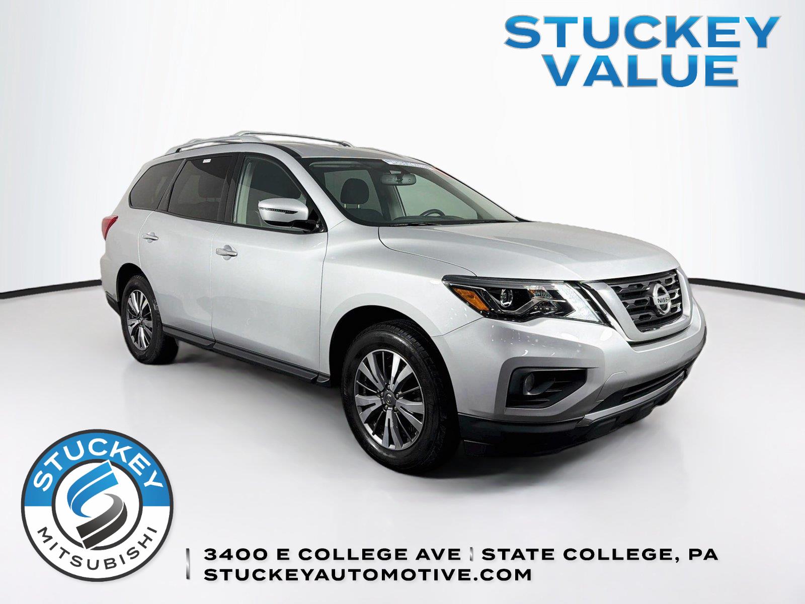 Brilliant Silver Metallic 2019 Nissan Pathfinder SUV / Crossover Four-Wheel Drive Continuously Variable Transmission