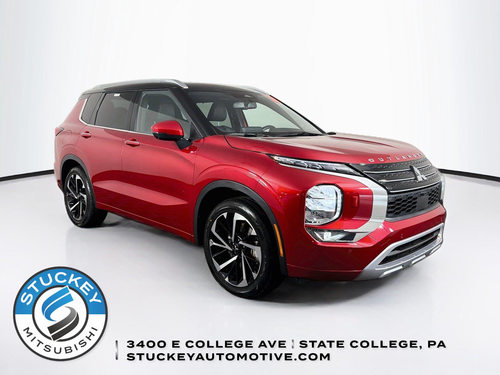 Red Diamond/Black Roof 2024 Mitsubishi Outlander SUV / Crossover All-Wheel Drive Continuously Variable Transmission