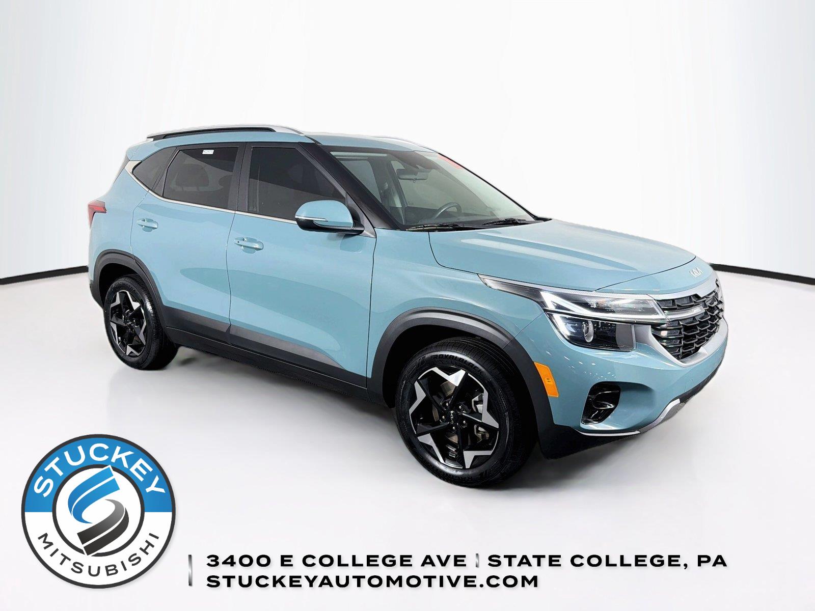 Pluton Blue 2025 Kia Seltos SUV / Crossover All-Wheel Drive Continuously Variable Transmission