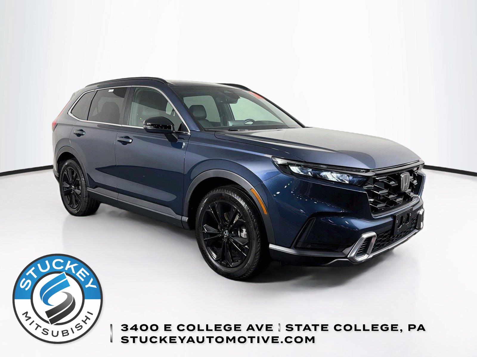 Canyon River Blue Metallic 2024 Honda CR-V Hybrid SUV / Crossover All-Wheel Drive 1-Speed Dual Clutch