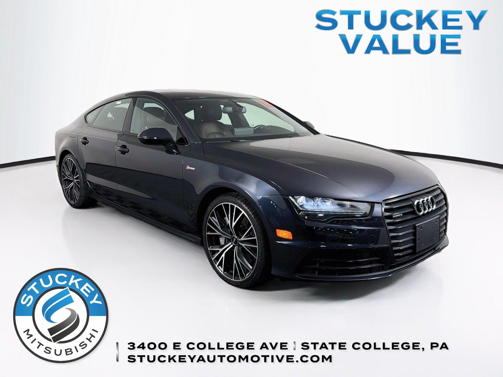 Moonlight Blue Metallic 2017 Audi A7 Sedan All-Wheel Drive Automatic