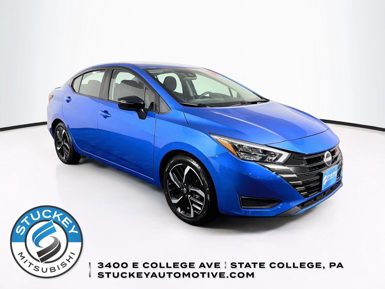 Electric Blue Metallic 2024 Nissan Versa Sedan Front-Wheel Drive Continuously Variable Transmission