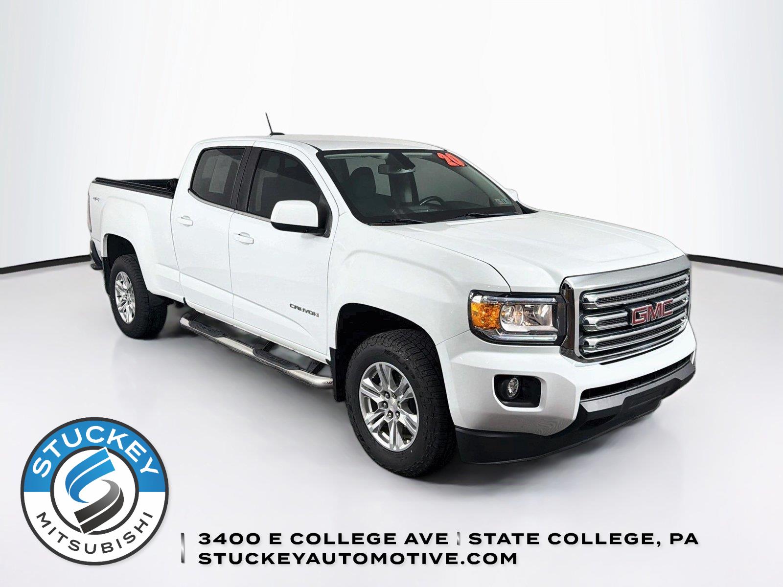 Summit White 2020 GMC Canyon Pickup Truck Four-Wheel Drive 8-Speed Automatic