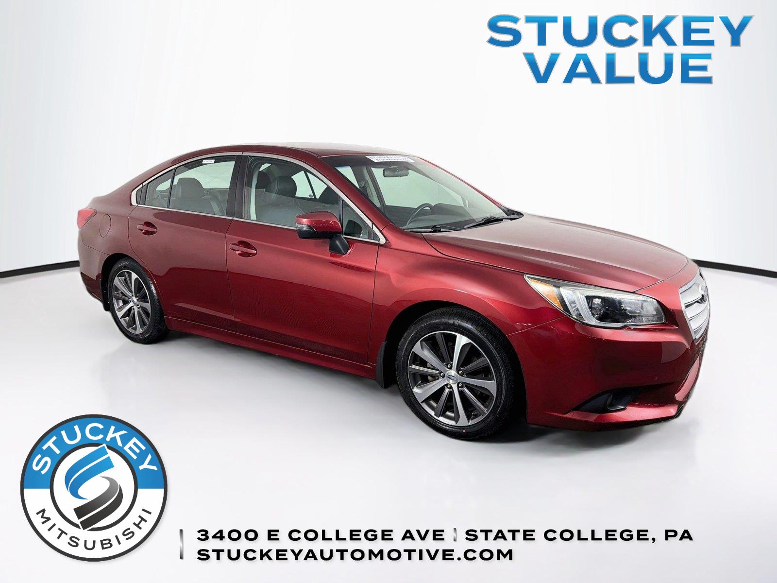 Venetian Red Pearl 2016 Subaru Legacy Sedan All-Wheel Drive Continuously Variable Transmission