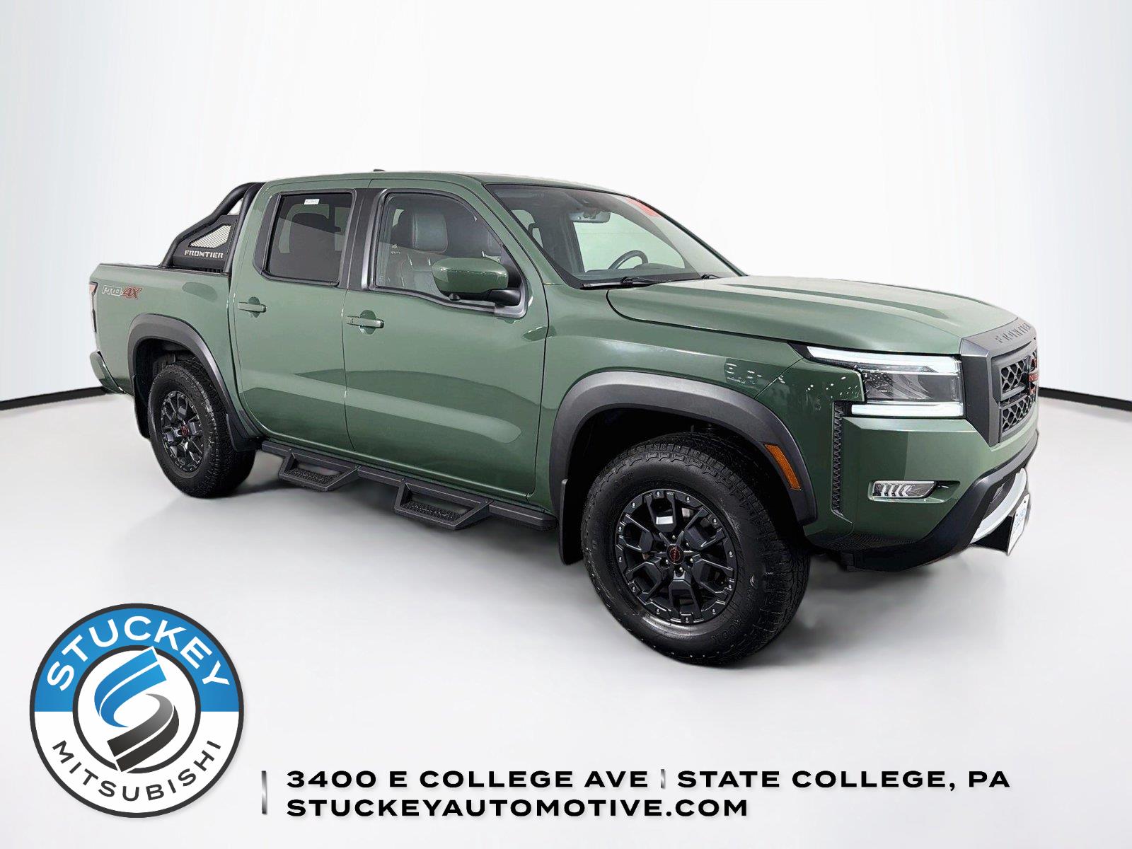 Tactical Green Metallic 2024 Nissan Frontier Pickup Truck Four-Wheel Drive Automatic