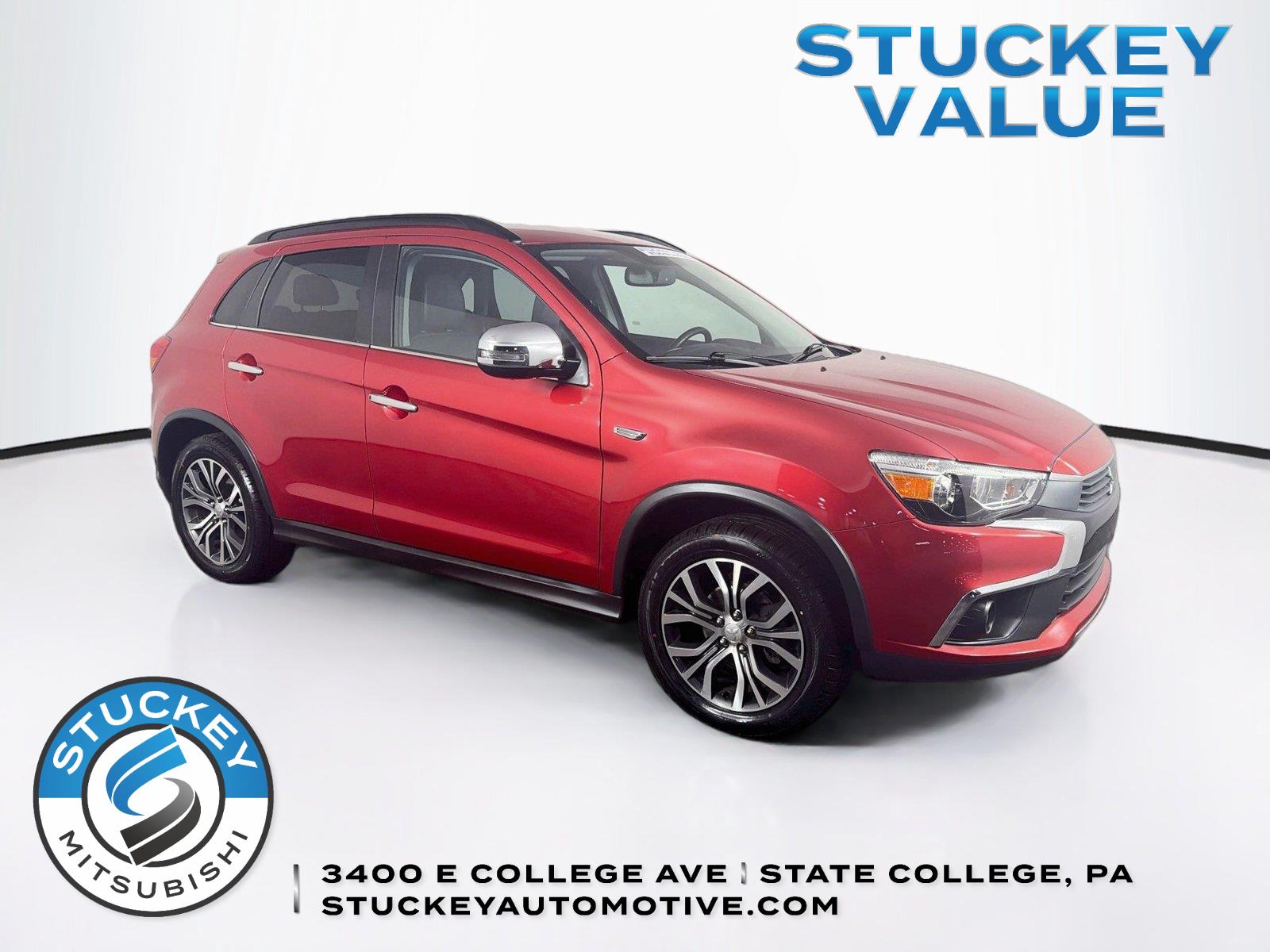 Rally Red Metallic 2017 Mitsubishi Outlander Sport SUV / Crossover All-Wheel Drive Continuously Variable Transmission