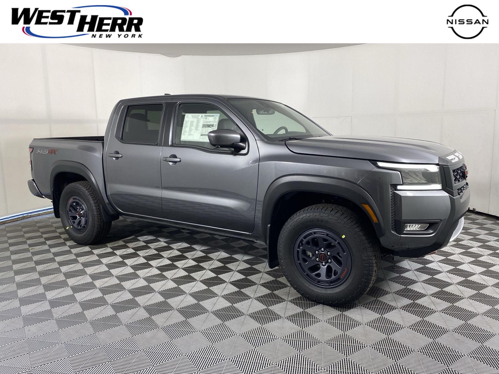 Gray (Gun Metallic) 2026 Nissan Frontier Pickup Truck Four-Wheel Drive Automatic